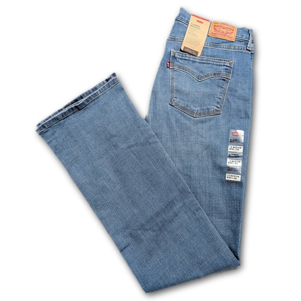 Levis Hypersoft Womens 30x32 Jeans Classic Bootcut Blue Boot Cut Mid Rise Denim